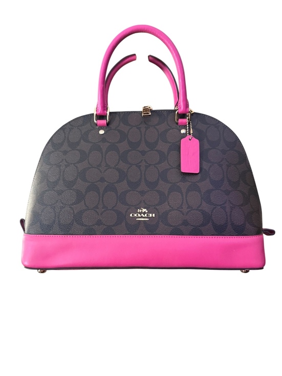 Coach Handbags - Coach Signature Pink and Brown Handbag